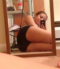 Anonymous taking a selfie and - ass