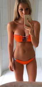 Anonymous in a bikini taking a selfie