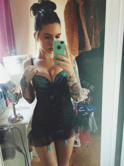Anonymous in lingerie taking a selfie