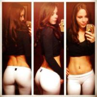 Anonymous taking a selfie and - ass