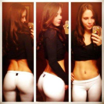 Anonymous taking a selfie and - ass