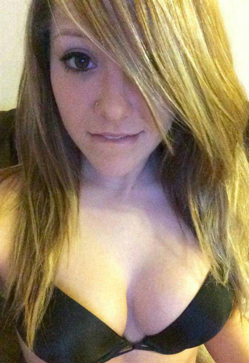 Anonymous in lingerie taking a selfie