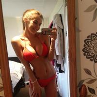 Anonymous in a bikini taking a selfie