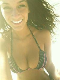 Anonymous in a bikini taking a selfie