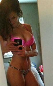 Anonymous in a bikini taking a selfie