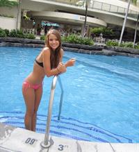 Anonymous in a bikini