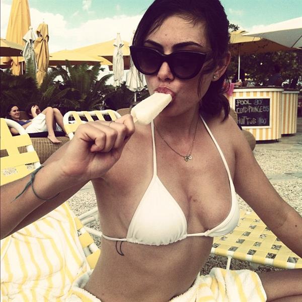 Phoebe Tonkin in a bikini