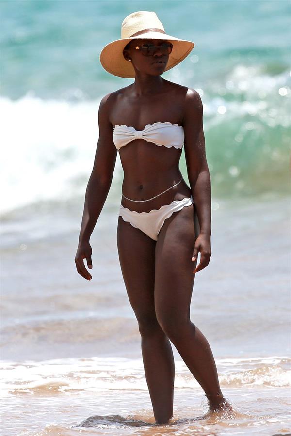 Lupita Nyong’o in a bikini