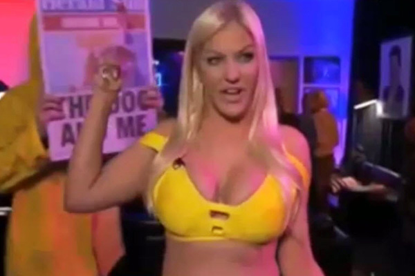 Gabi Grecko in a bikini