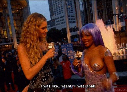 Lil' Kim at the 1999 MTV VMA Awards