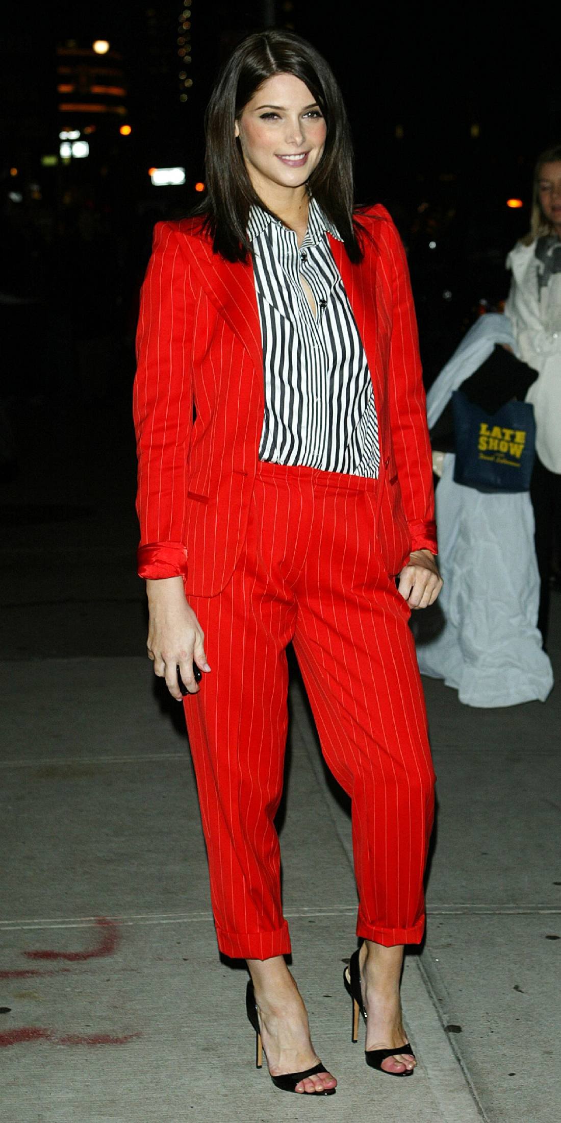 Ashley Greene visits the Late Show with David Letterman in New York City 