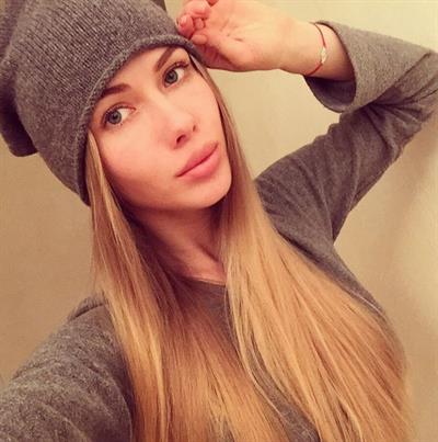 Olya Abramovich taking a selfie