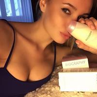 Olya Abramovich taking a selfie