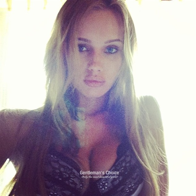 Olya Abramovich taking a selfie