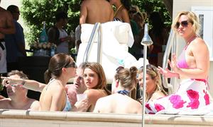 Ashley Greene hosts a pool party at the Wet Republic on August 7, 2010 in Las Vegas, Nevada