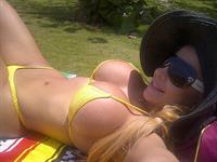 Anonymous in a bikini