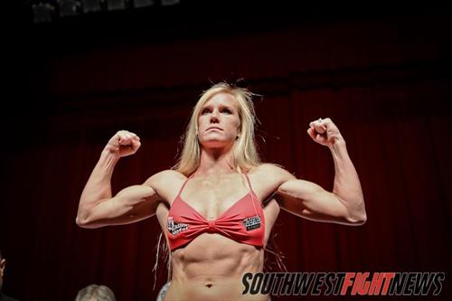 Holly Holm in a bikini