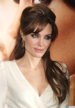 Angelina Jolie the Tourist world premiere in New York on December 6, 2010
