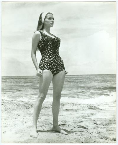 Claudine Auger in a bikini