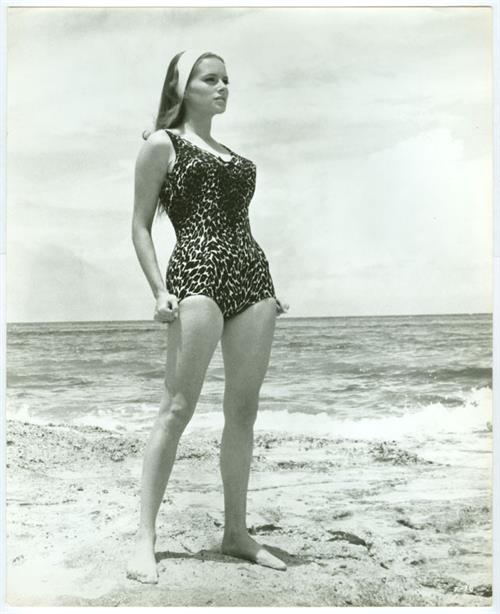 Claudine Auger in a bikini