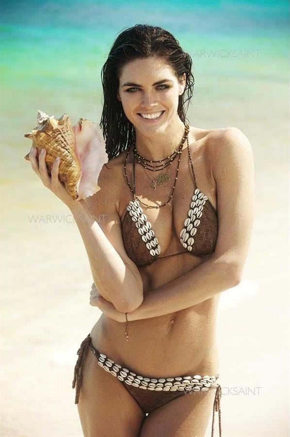 Hilary Rhoda in a bikini