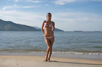Alessandra Ambrosio in a bikini
