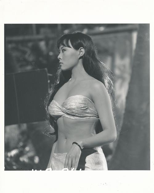 Irene Tsu in a bikini