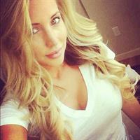 Samantha Saint in a bikini taking a selfie