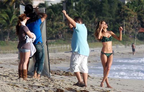 Alessandra Ambrosio in a bikini