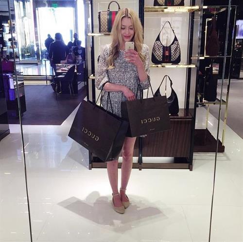 Renée Hall taking a selfie