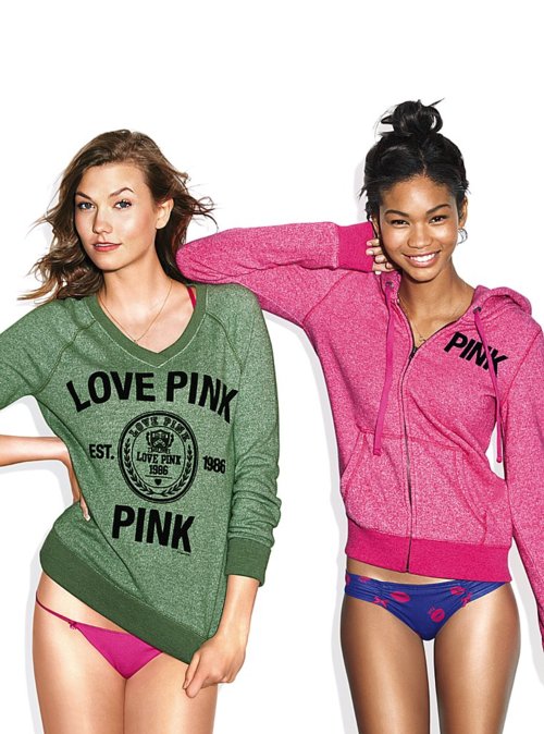 Chanel Iman in lingerie