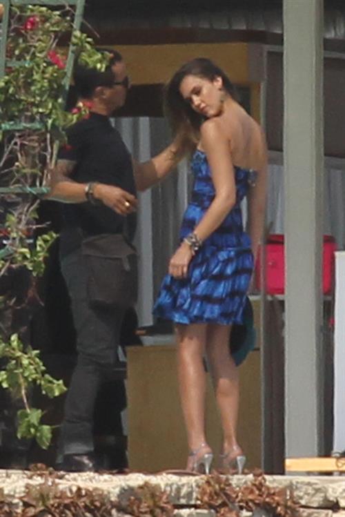 Jessica Alba posing for a magazine photoshoot on June 15, 2012