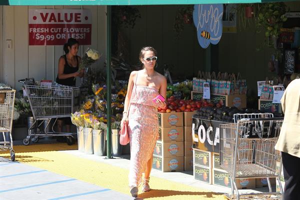 Jessica Alba out shopping in Hollywood on July 21, 2012