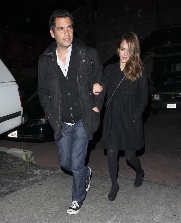 Jessica Alba out for dinner at Matsuhisa Restaurant in Beverly Hills on March 22, 2012