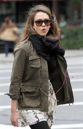 Jessica Alba out about in New York on May 7, 2012