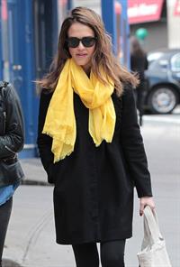 Jessica Alba out and about in New York on March 9, 2012