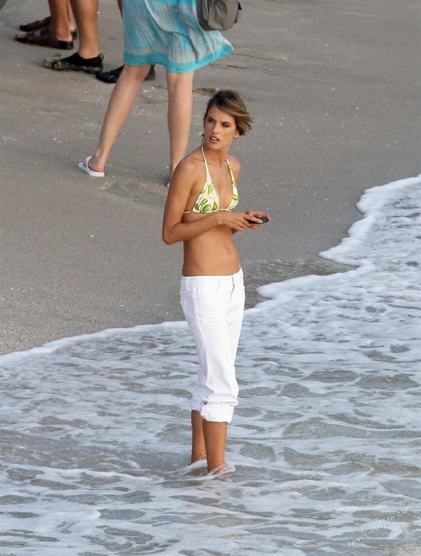 Alessandra Ambrosio in a bikini