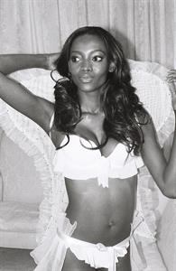 Oluchi Onweagba in lingerie