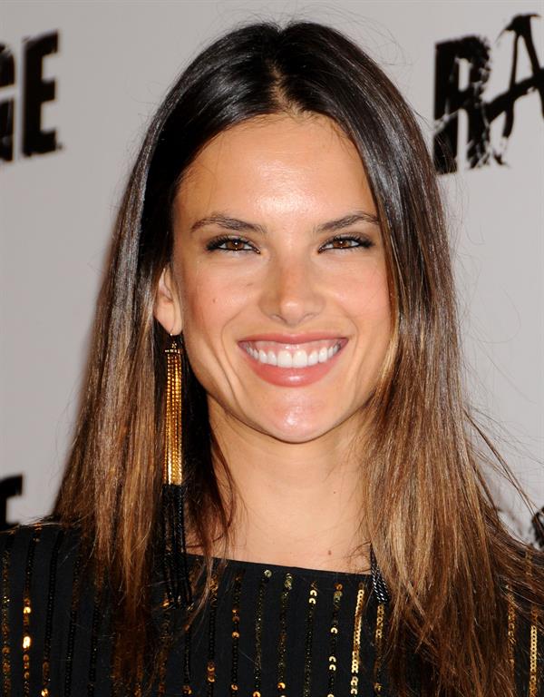 Alessandra Ambrosio launch of the new video game Rage in Los Angeles on September 30, 2011 