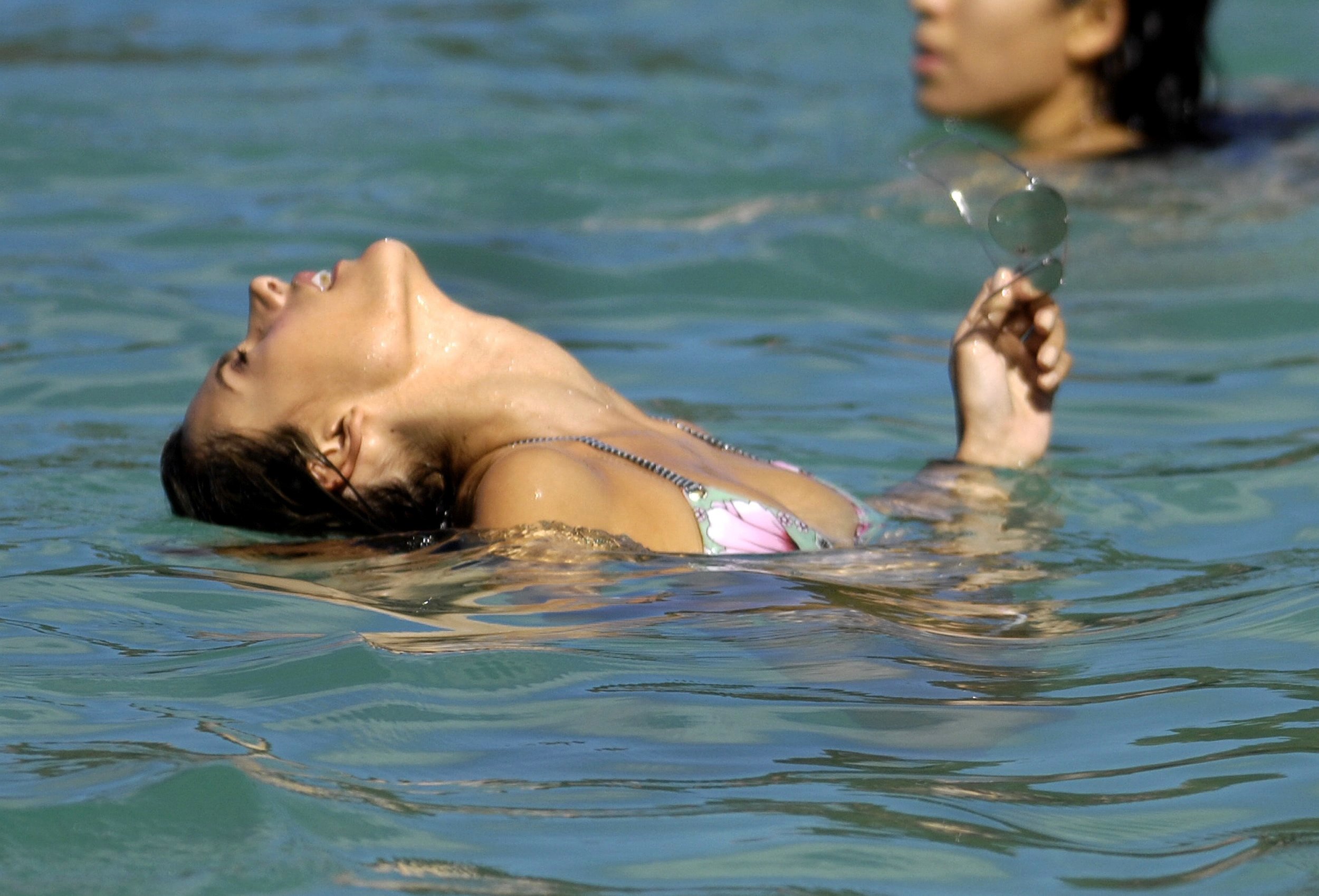 Alessandra Ambrosio Saint Barthelemy Candids on January 22, 2009 