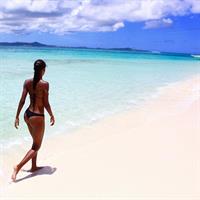 Jasmine Tookes in a bikini - ass