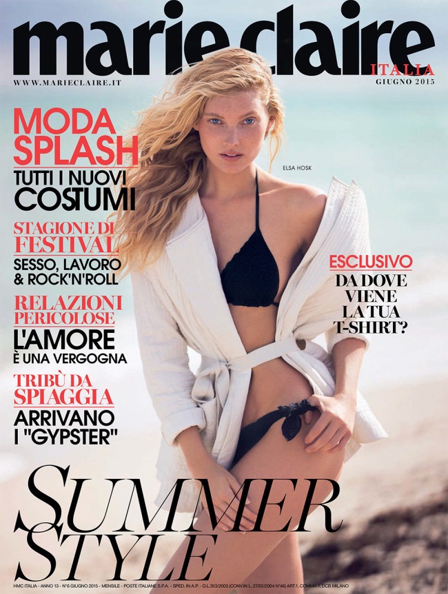 Elsa Hosk in a bikini