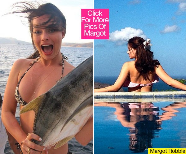 Margot Robbie in a bikini