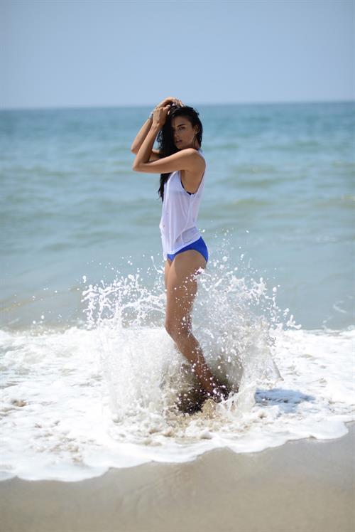 Xian Mikol in a bikini