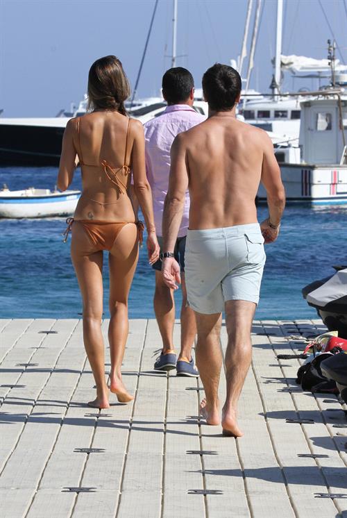 Alessandra Ambrosio in a bikini - ass