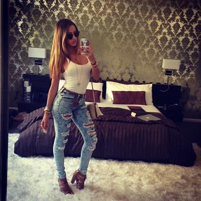 Cindy Prado taking a selfie