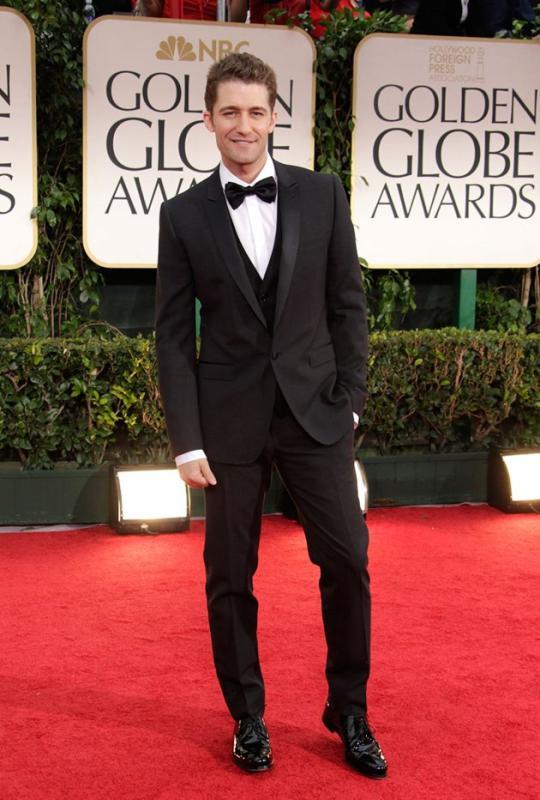 Matthew Morrison at the Golden Globe Awards