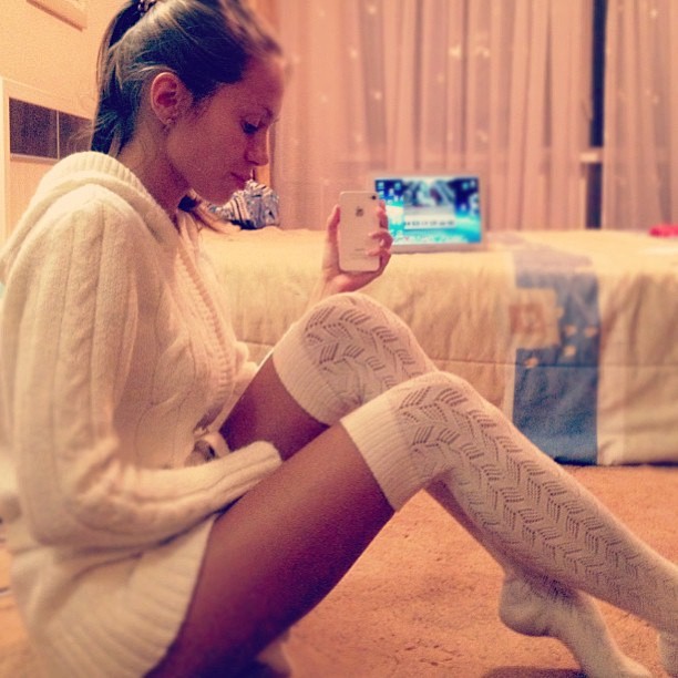 Galinka Mirgaeva taking a selfie