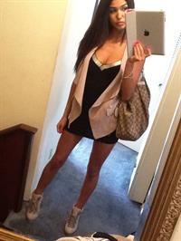 Ashley Sky taking a selfie