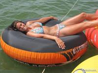 Anonymous in a bikini